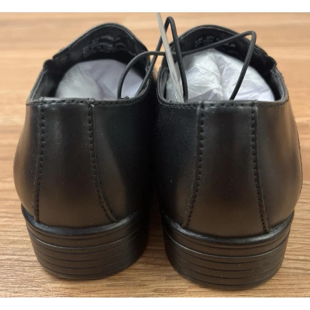 Stafford Dash Jr Black Slip-on Dress Shoes Little Boys Size 11 NEW
